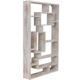 Wooden Multi-Tier Wall Shelf, Brown