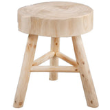 Wooden Stool, Natural