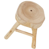 Wooden Stool, Natural