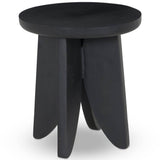 Worth Outdoor End Table, Black Antique by Four Hands
