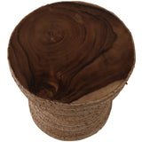 Woven Accent Table, Natural