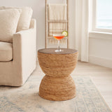 Woven Accent Table, Natural