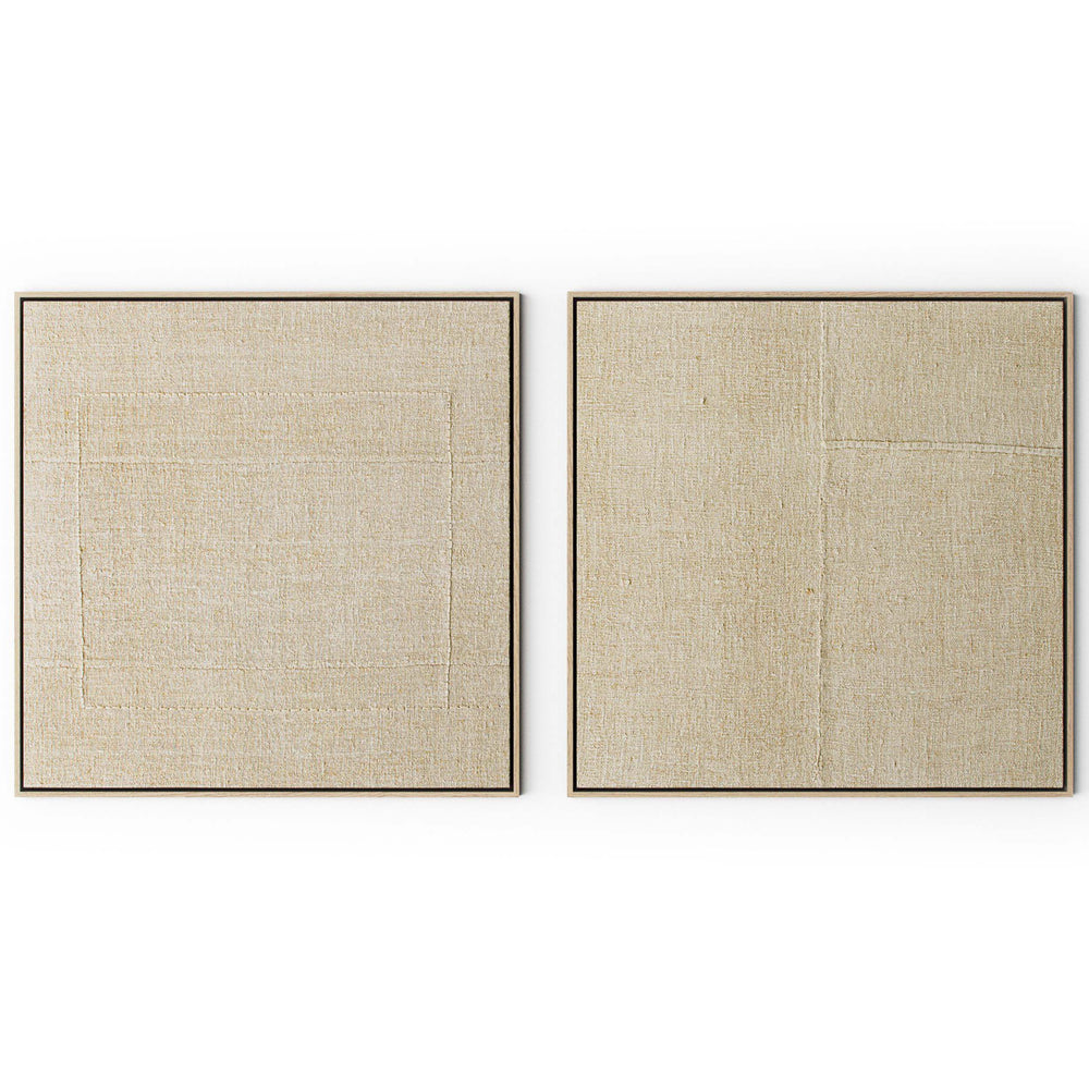 Woven Silence Diptych by Karen Covey by Four Hands-Accessories Artwork-High Fashion Home