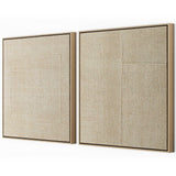 Woven Silence Diptych by Karen Covey by Four Hands-Accessories Artwork-High Fashion Home