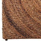 Woven Stoarge Bench, Natural