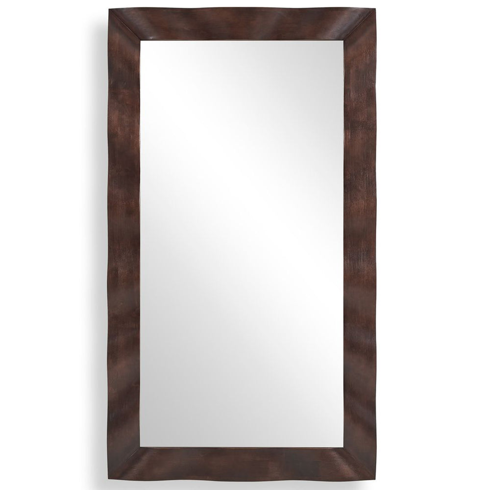 Wrinkle Mirror, Dark Walnut-Accessories-High Fashion Home