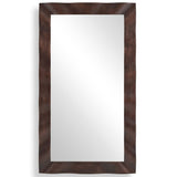 Wrinkle Mirror, Dark Walnut-Accessories-High Fashion Home