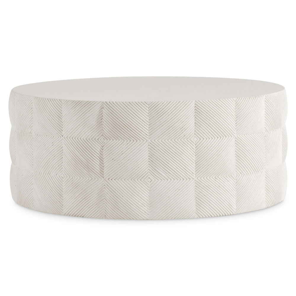 Ballantyne Outdoor Cocktail Table, Natural Stonecast-Furniture - Outdoor-High Fashion Home