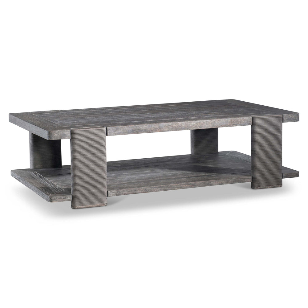 Andros Outdoor Cocktail Table, Smoked Truffle-Furniture - Outdoor-High Fashion Home