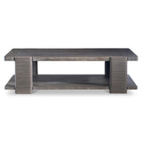 Andros Outdoor Cocktail Table, Smoked Truffle-Furniture - Outdoor-High Fashion Home