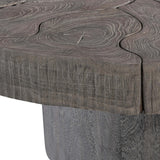 Kaya Outdoor Cocktail Table, Smoked Truffle-Furniture - Outdoor-High Fashion Home