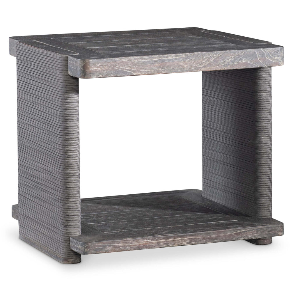 Andros Outdoor Side Table, Smoked Truffle-Furniture - Outdoor-High Fashion Home