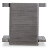 Andros Outdoor Side Table, Smoked Truffle-Furniture - Outdoor-High Fashion Home