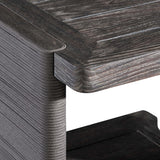 Andros Outdoor Side Table, Smoked Truffle-Furniture - Outdoor-High Fashion Home