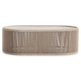 Trellis Outdoor Cocktail Table. Warm Shale-Furniture - Outdoor-High Fashion Home