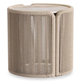 Trellis Outdoor Side Table. Warm Shale-Furniture - Outdoor-High Fashion Home
