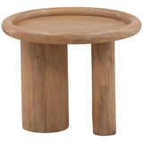 Xanthos Side Table, Light Natural-Furniture - Accent Tables-High Fashion Home