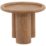 Xanthos Side Table, Light Natural-Furniture - Accent Tables-High Fashion Home