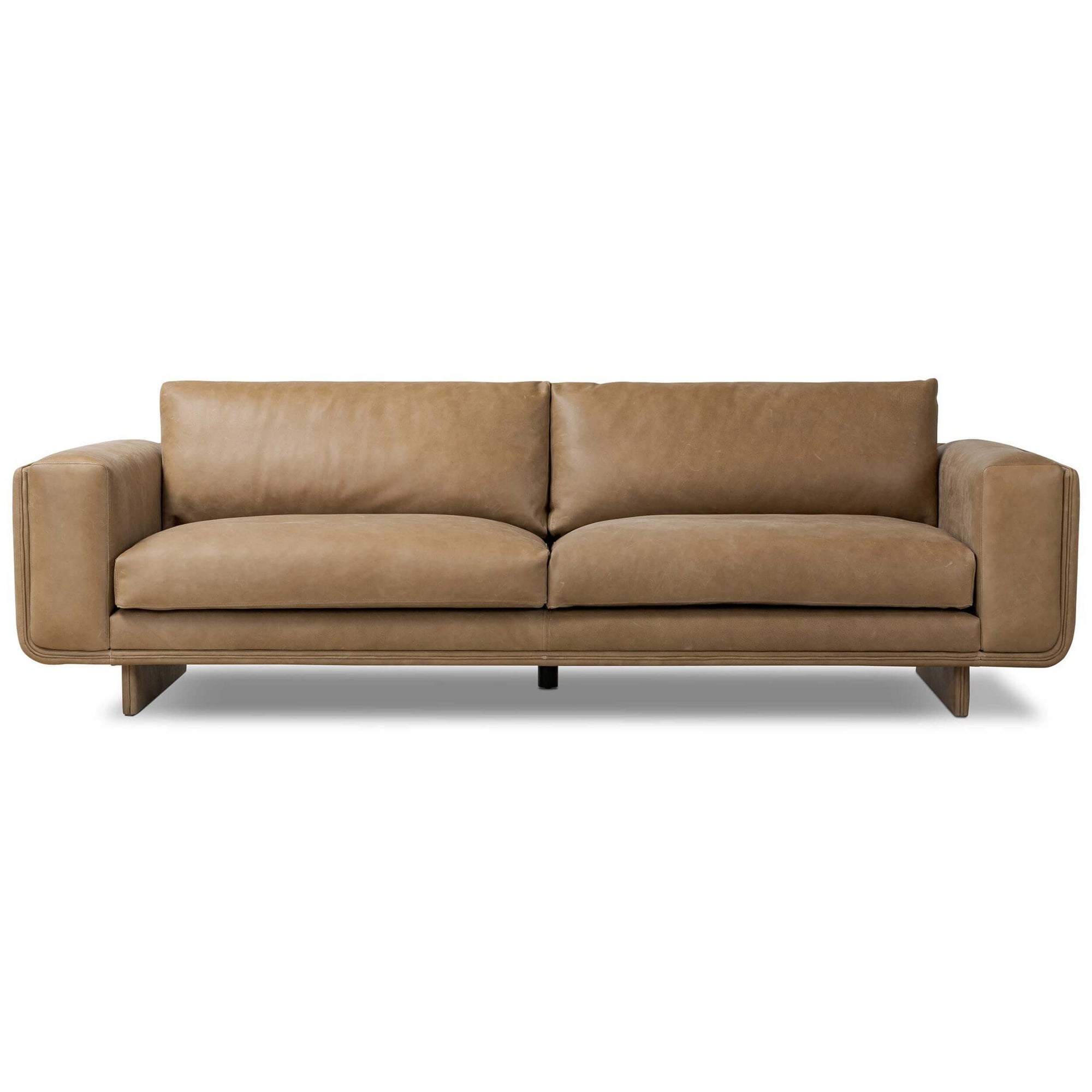Yann Leather Sofa Palermo Drift High Fashion Home