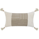 Yasa Lumbar Pillow, Natural/Ivory-Accessories-High Fashion Home