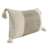 Yasa Lumbar Pillow, Natural/Ivory-Accessories-High Fashion Home