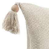 Yasa Lumbar Pillow, Natural/Ivory-Accessories-High Fashion Home
