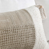 Yasa Lumbar Pillow, Natural/Ivory-Accessories-High Fashion Home