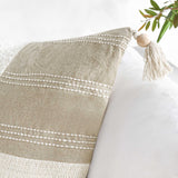 Yasa Pillow, Natural/Ivory-Accessories-High Fashion Home