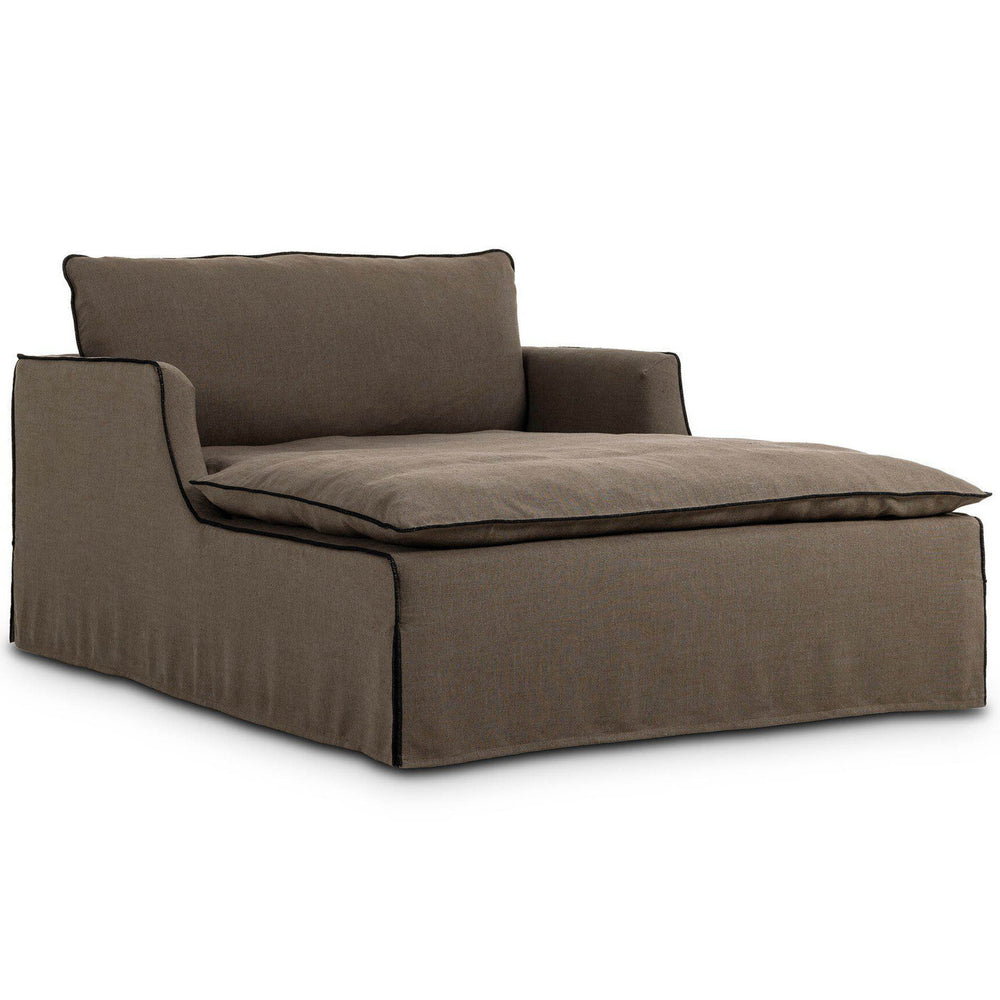 Yates Chaise, Savoy Coffee by Four Hands-Furniture - Sofas-High Fashion Home