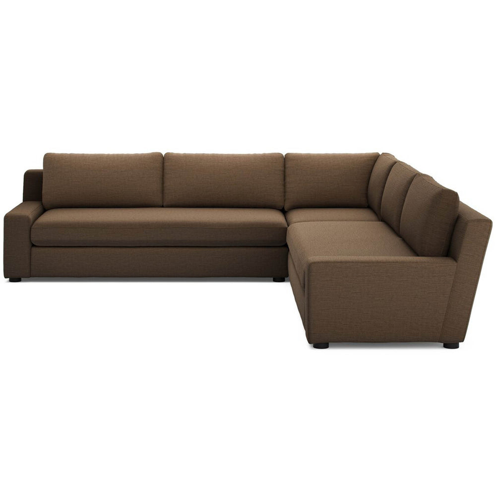 Yelena 3 Piece Sectional, Nomad Mushroom by Four Hands