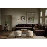 Yelena 3 Piece Sectional, Surrey Cocoa by Four Hands