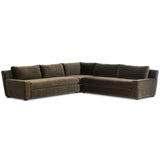 Yelena 3 Piece Sectional, Surrey Olive by Four Hands