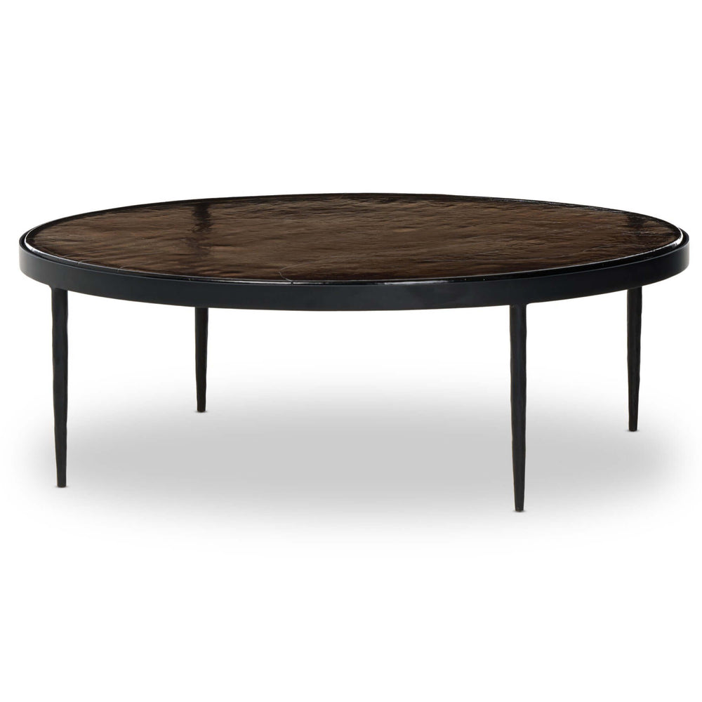 Yoko Grand Coffee Table, Smoked Brown by Four Hands-Furniture - Accent Tables-High Fashion Home