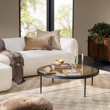 Yoko Grand Coffee Table, Smoked Brown by Four Hands-Furniture - Accent Tables-High Fashion Home