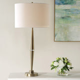Yolanda Table Lamp, Antique Brass-Lighting-High Fashion Home