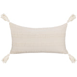 York Lumbar Pillow, Natural/Ivory-Accessories-High Fashion Home