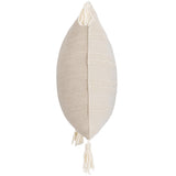 York Lumbar Pillow, Natural/Ivory-Accessories-High Fashion Home