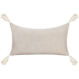 York Lumbar Pillow, Natural/Ivory-Accessories-High Fashion Home