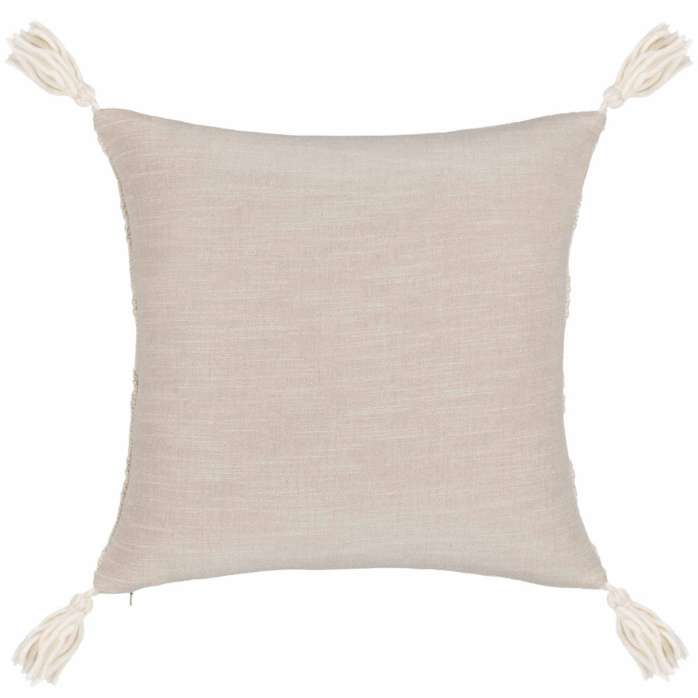York Pillow, Natural/Ivory-Accessories-High Fashion Home