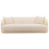Yulissa Sofa, Cream-Furniture - Sofas-High Fashion Home