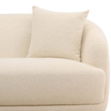 Yulissa Sofa, Cream-Furniture - Sofas-High Fashion Home