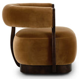 Yuri Swivel Chair, Surrey Ochre by Four Hands-Furniture - Chairs-High Fashion Home