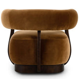 Yuri Swivel Chair, Surrey Ochre by Four Hands-Furniture - Chairs-High Fashion Home