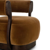 Yuri Swivel Chair, Surrey Ochre by Four Hands-Furniture - Chairs-High Fashion Home
