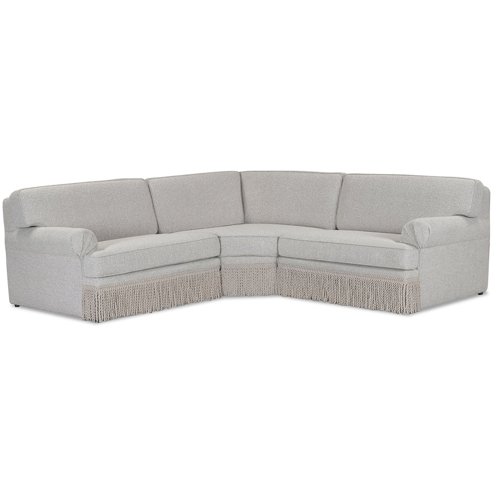 Yvette 3 Piece L-Sectional, Warm Grey-Furniture - Sofas-High Fashion Home