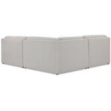 Yvette 3 Piece L-Sectional, Warm Grey-Furniture - Sofas-High Fashion Home