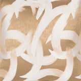 Ziya Gold Duvet, White Brushstroke