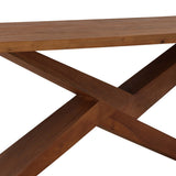 Zachary Dining Table, Brown-Furniture - Dining-High Fashion Home