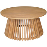 Zahara Coffee Table, Natural-Furniture - Accent Tables-High Fashion Home