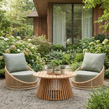 Zahara Coffee Table, Natural-Furniture - Accent Tables-High Fashion Home